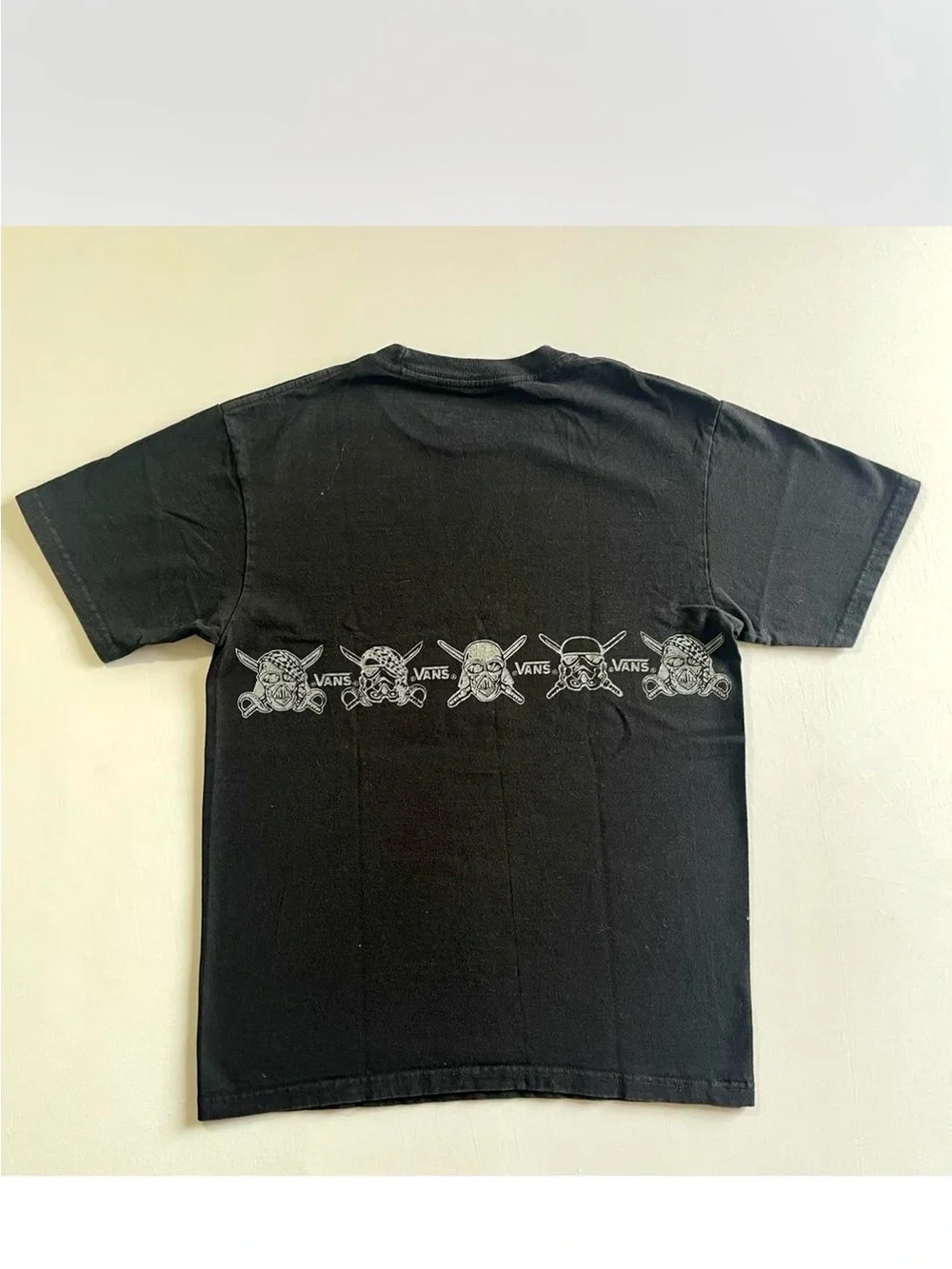 Vans x Star Wars men L Graphic T-Shirt skull Stormtroopers Darth Vader gothic